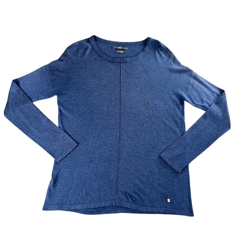 Brax Women's Merino Cashmere Knit Sweater In Dark Blue Size 38 (S)